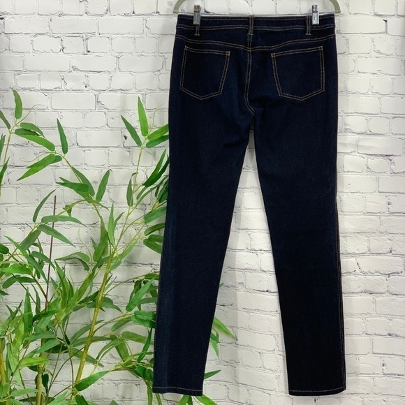 Lafayette 148 New York Dark Wash Skinny Jeans - Picture 2 of 5